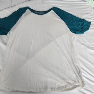 Old Navy Teal Two Tone T-Shirt - XXL